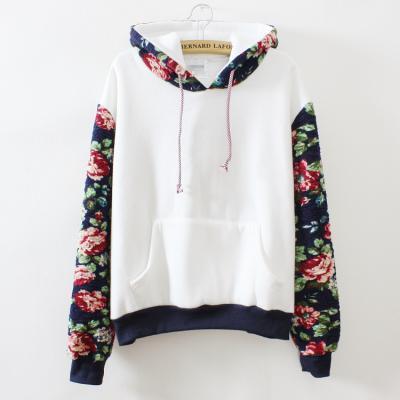FREE SHIPPING Hooded Floral Sweater
