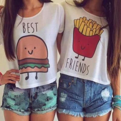 FAST SHIPPING 2016 We Are Best Friends T-Shirt- TWO PIECES