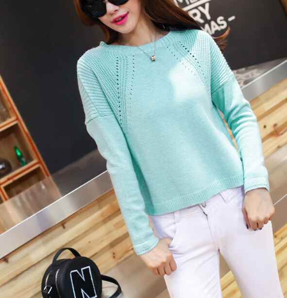 FREE SHIPPING Elegant Hollow Out Sweater on Luulla